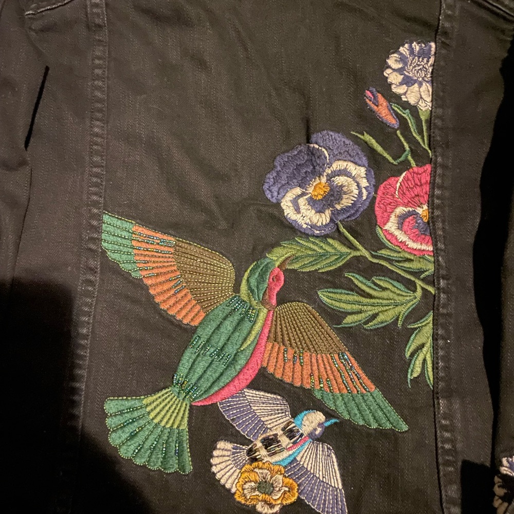 Embroidered Jean jacket - Picture 2 of 2